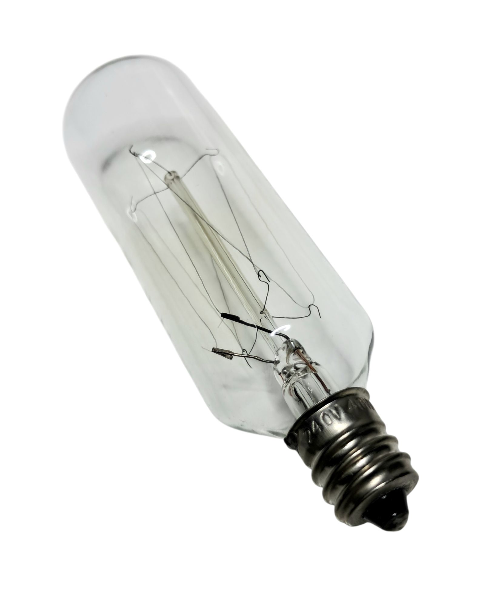 Lâmpada Incandescente Tubular T25 E12 40W 220V Decorativa Lâmpada Incandescente Tubular T25 E12 40W 220V Decorativa