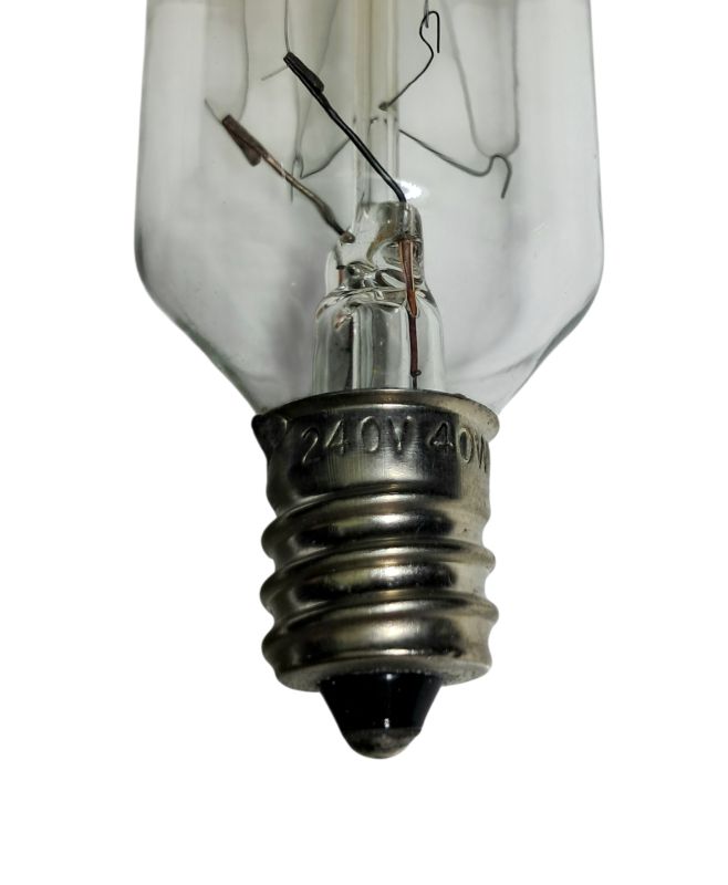 Lâmpada Incandescente Tubular T25 E12 40W 220V Decorativa Lâmpada Incandescente Tubular T25 E12 40W 220V Decorativa