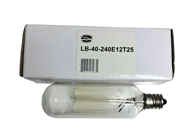 Lâmpada Incandescente Tubular T25 E12 40W 220V Decorativa Lâmpada Incandescente Tubular T25 E12 40W 220V Decorativa