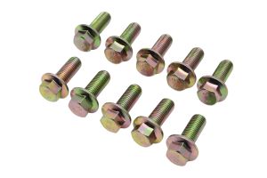 Lote 14 Parafusos Flangeados M10x35 Classe 8.8 DIN 6921