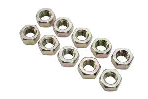 Lote 78 Porcas Sextavadas M8 Zincadas Amarela Padr�o DIN934