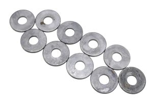 Lote 100 Arruelas Lisas M8 24mmx2mm A�o Zincado Industrial