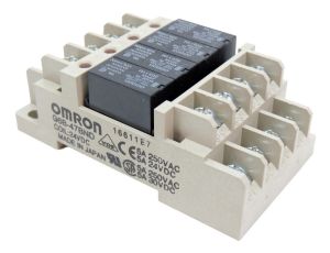 M�dulo Rel�s Omron G6B-47BND 24VDC Interface PLC Trilho DIN