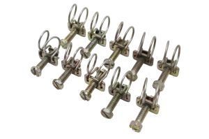Lote Abra�adeiras T-Bolt 10mm com Mola Alta Press�o