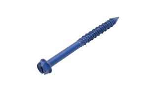 10 Parafusos Concreto Estrutural Simpson TITEN 1/4 Azul 74mm