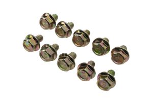 Kit 74 Parafusos Sextavado Flangeado M6 Classe 8.8 Zincado