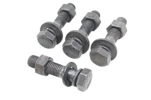 Kit 4 Parafuso Sexatavado M14X70 Com Arruela+Porca 24mm 8.8