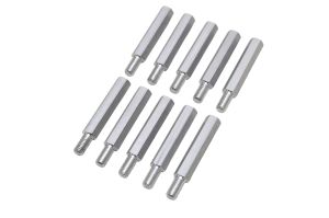 Lote 10 Espa�adores Sextavados de Alum�nio M4X31mm