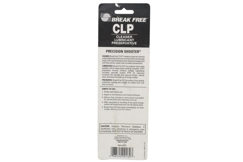 Lubrificante Armas E Rolamentos CLP Break Free 7,5ml Lubrificante Armas E Rolamentos CLP Break Free 7,5ml