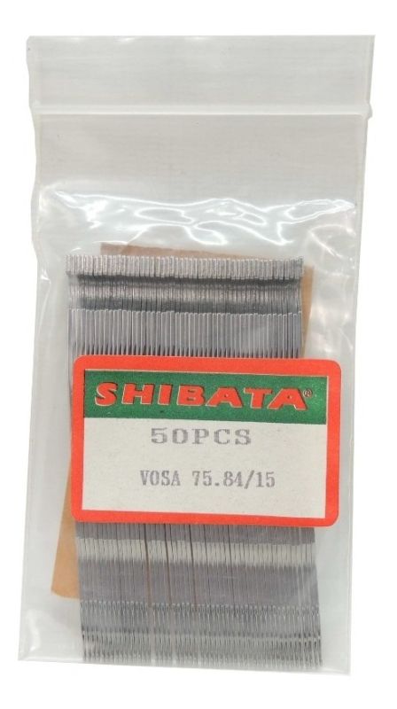 Kit 50 Agulhas Tricô Industrial Shibata Vosa 75.84/15 Japão Kit 50 Agulhas Tricô Industrial Shibata Vosa 75.84/15 Japão
