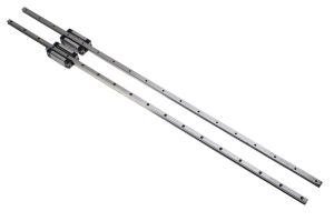 Par de Guias Linear PMI MSA15R-N 105cm Com Carrinho Para CNC