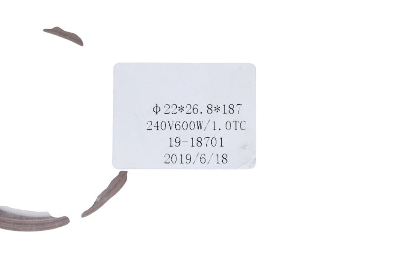 Resistência Tubular Cartucho 22×206mm 600W 240V com Termopar Resistência Tubular Cartucho 22×206mm 600W 240V com Termopar