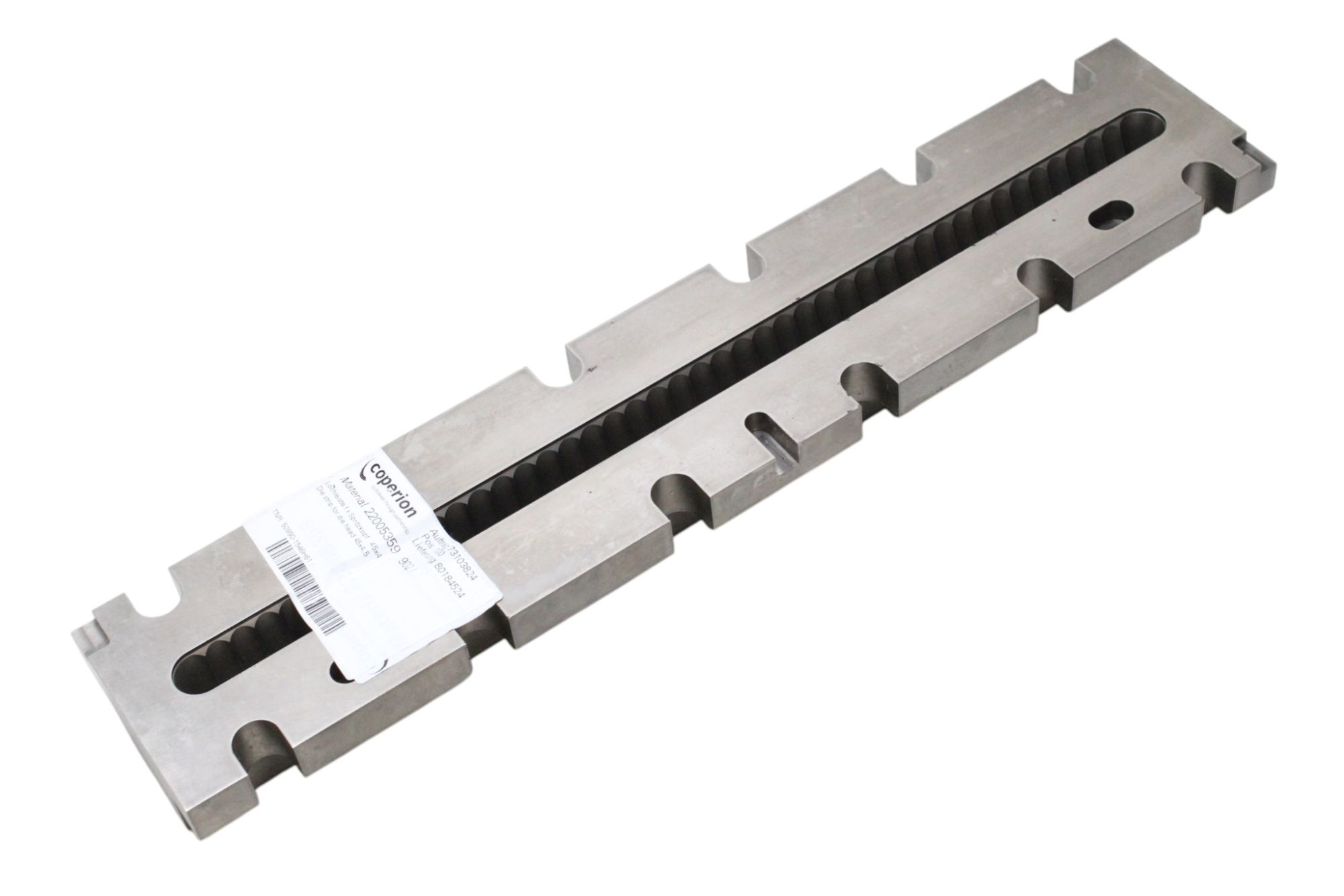 Placa Guia Die Strip Coperion 45x4,5 Leitring 8018424 Placa Guia Die Strip Coperion 45x4,5 Leitring 8018424