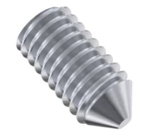 Parafuso Prisioneiro Allen M8x8 Inox A2 DIN 914 ISO 4027 Lote