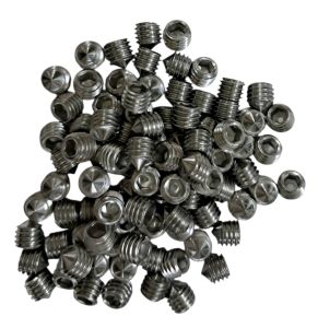 Parafuso Prisioneiro Allen M8x8 Inox A2 DIN 914 ISO 4027 Lote
