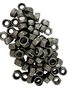 Porca Autotravante M8 Inox 304 DIN 985 ISO 10511 Lote