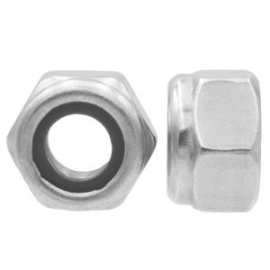 Porca Autotravante M8 Inox 304 DIN 985 ISO 10511 Lote