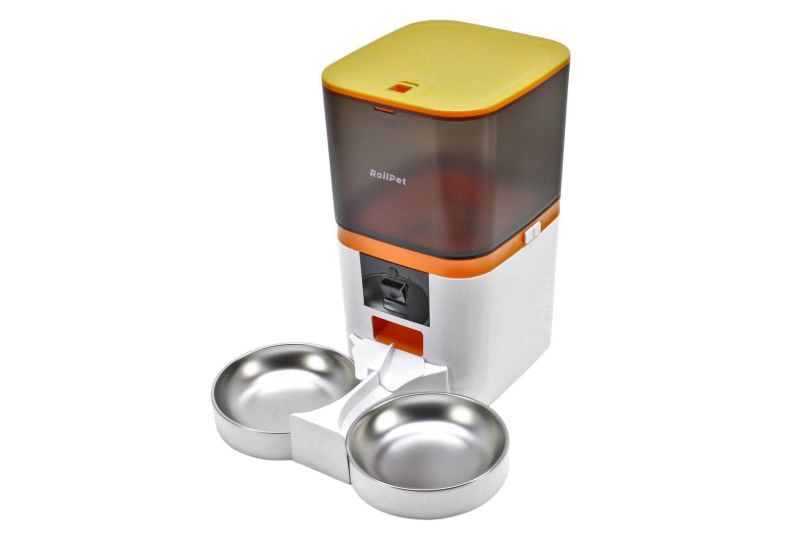 Comedouro Inteligente RoilPet 6L Wi-Fi com Câmera 1080p e 2 Potes Comedouro Inteligente RoilPet 6L Wi-Fi com Câmera 1080p e 2 Potes