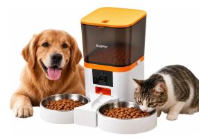 �Comedouro Inteligente RoilPet 6L Wi-Fi com C�mera 1080p e 2 Potes